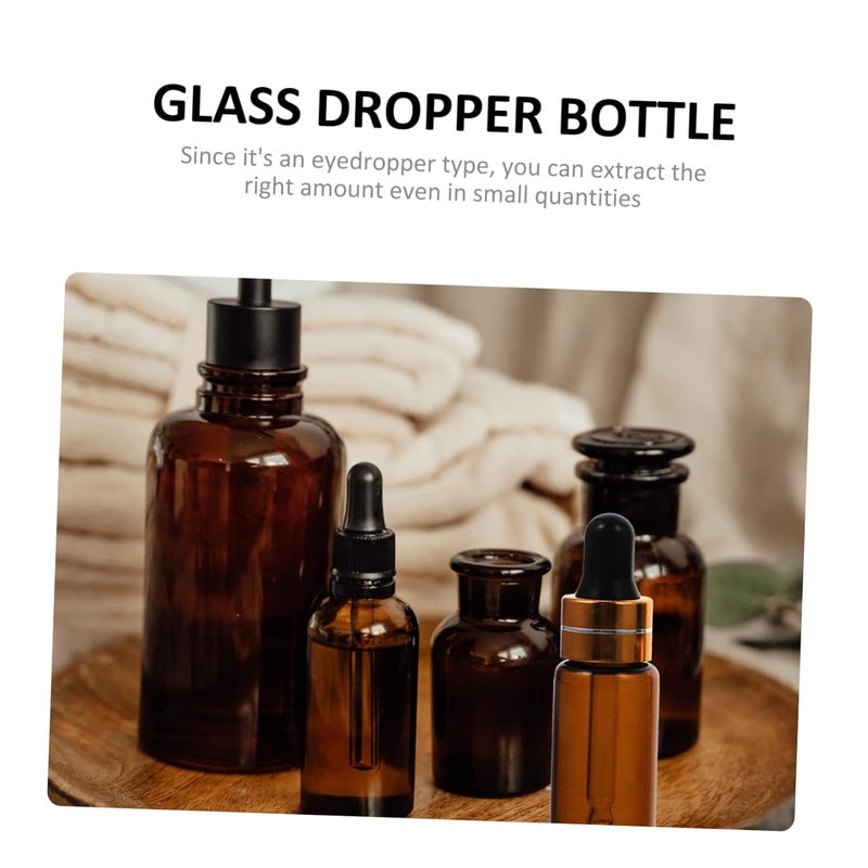 12pcs Portable Glass Dropper Bottles Pipettes for Aromatherapy Fragrance Blends Travel Friendly Leak Proof Design - Image 5